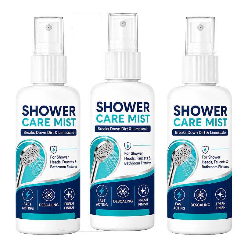 Fast-acting limescale remover spray for shower heads and faucets