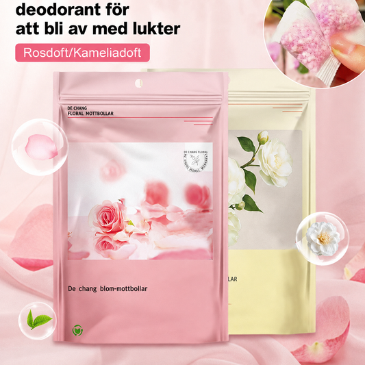 Håll Garderoben Fräsch – Kamferkulor med Blommig Doft