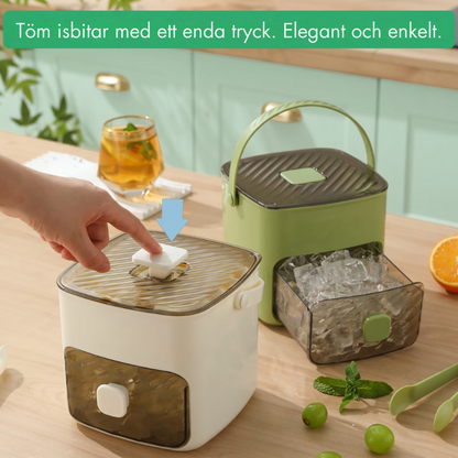 ChillBox Aura™ Isbehållare – Ren, organiserad och lättserverad is varje dag