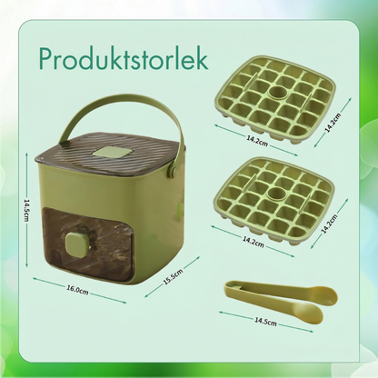 ChillBox Aura™ Isbehållare – Ren, organiserad och lättserverad is varje dag