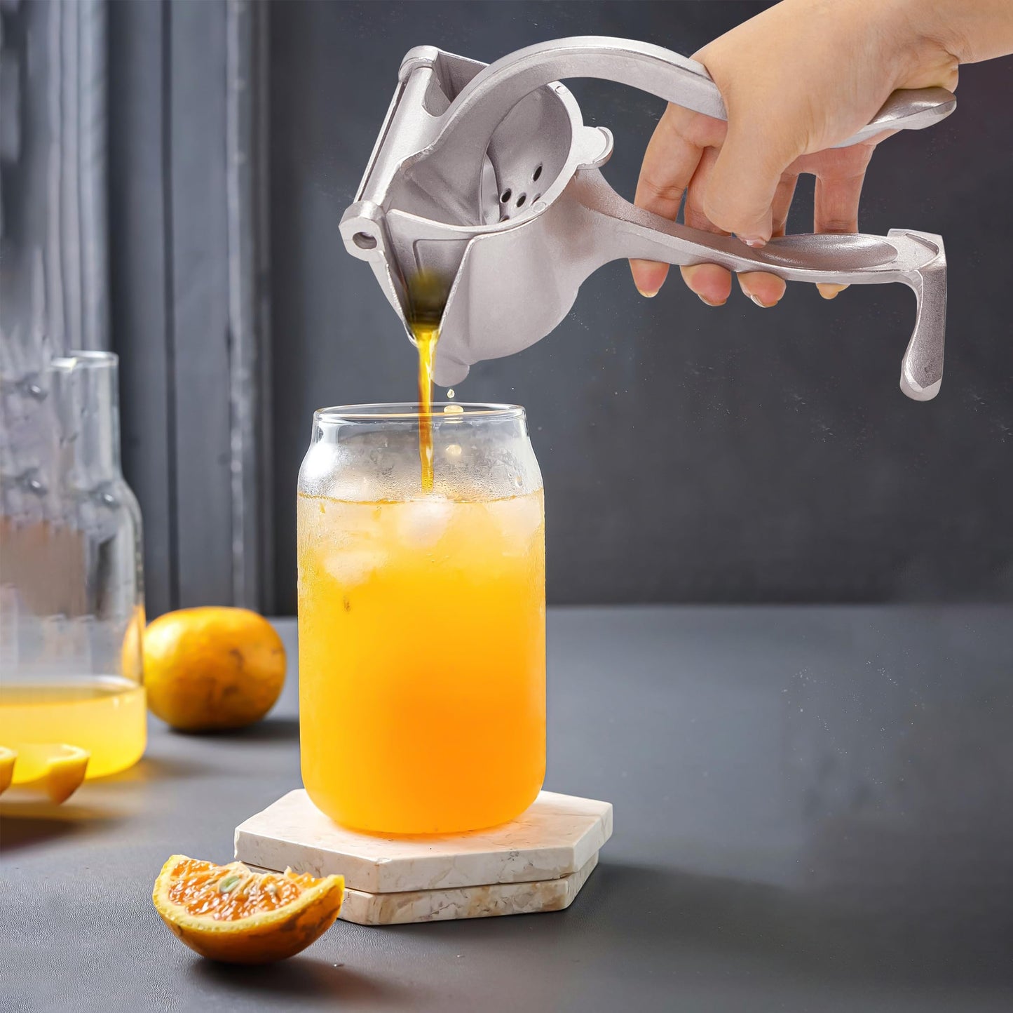 FreshPress™ Fruktpress – Pressa varje droppe med minimal ansträngning