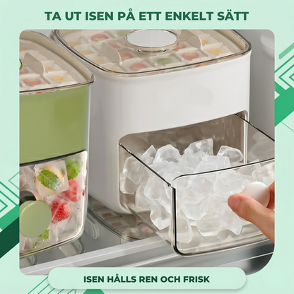 ChillBox Aura™ Isbehållare – Ren, organiserad och lättserverad is varje dag