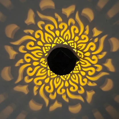SunPattern Light™ Utelampa – Stämningsfull belysning för vägg, bord och uteplats