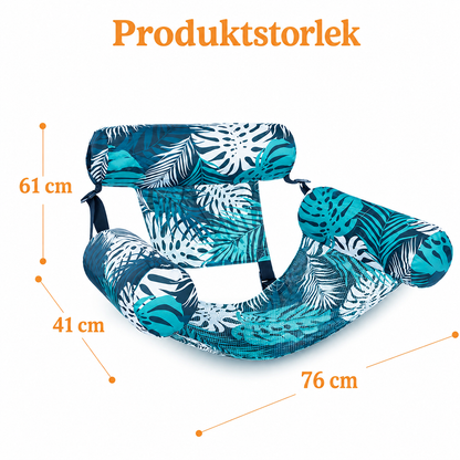 FloatLounge Pro™ Poolfåtölj – Flyt bekvämt hela sommaren