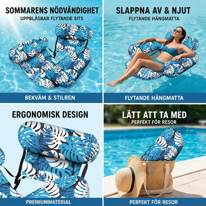 FloatLounge Pro™ Poolfåtölj – Flyt bekvämt hela sommaren