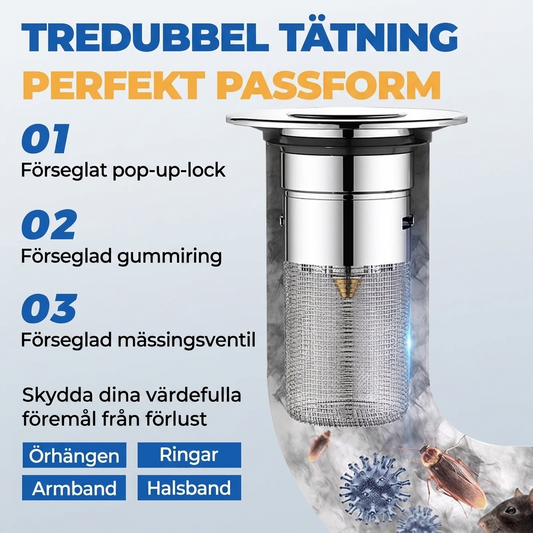 SinkGuard™ Avloppssil – Håll diskhon fri från matrester och smuts