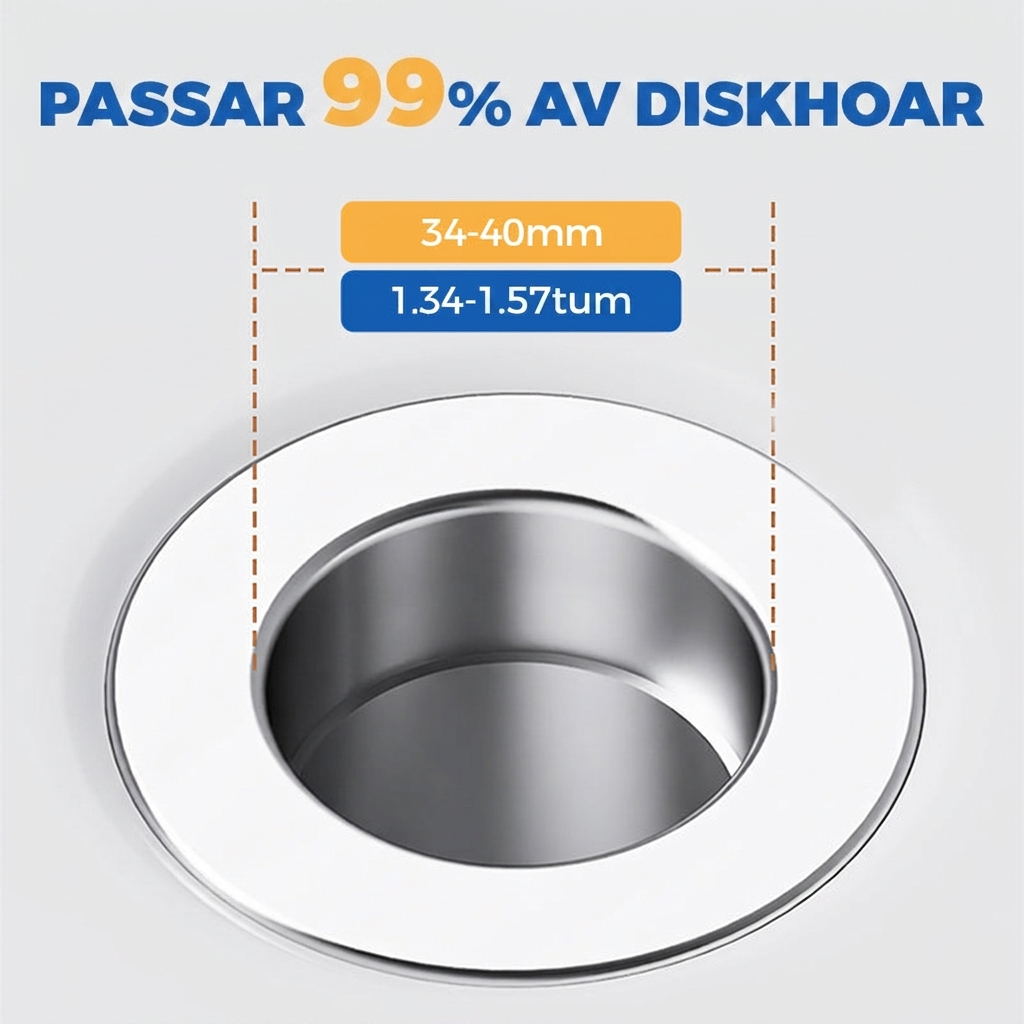 SinkGuard™ Avloppssil – Håll diskhon fri från matrester och smuts