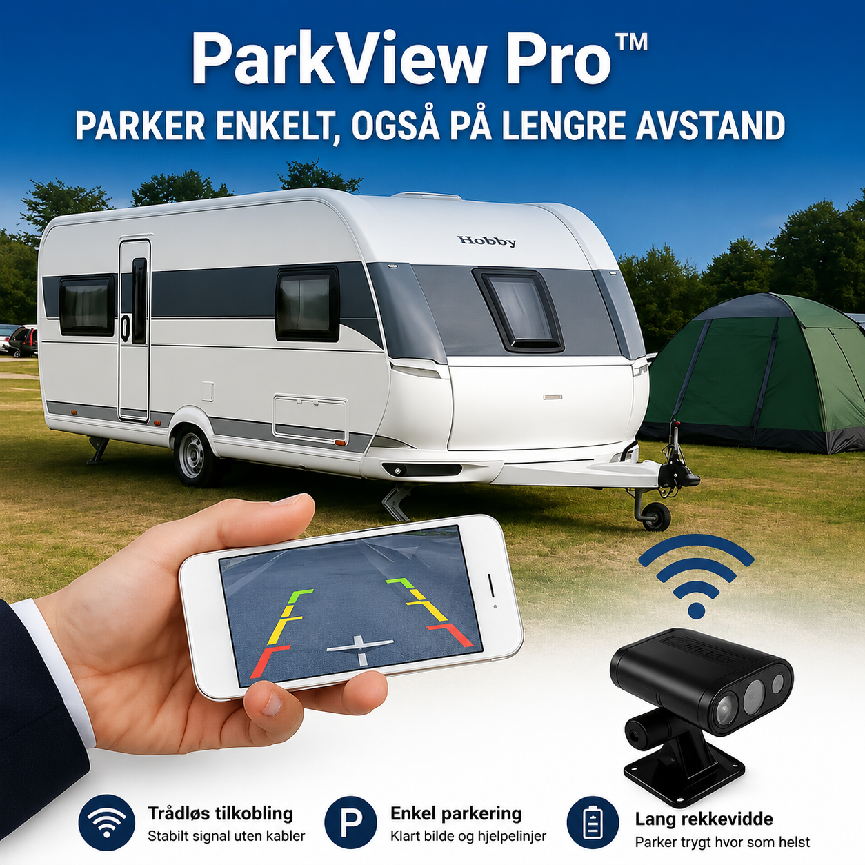 ParkView™ Backkamera – Tryggare parkering utan stress och gissningar