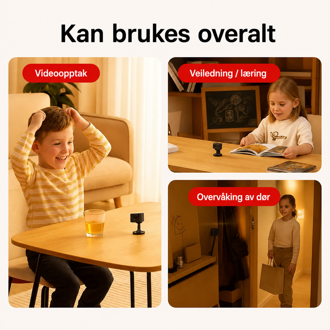 SafeCam Pro™ | Alltid skyddad – även utan internet eller ström