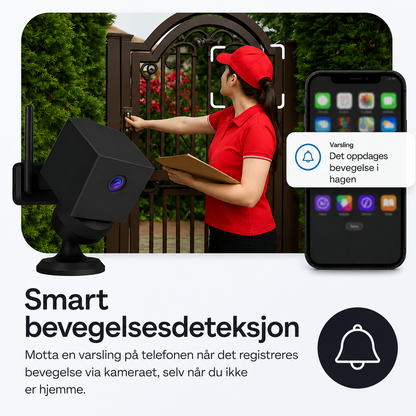SafeCam Pro™ | Alltid skyddad – även utan internet eller ström