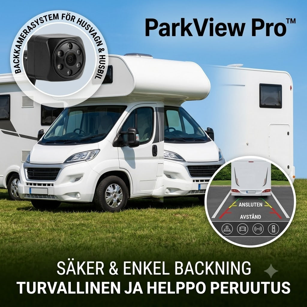 ParkView™ Backkamera – Tryggare parkering utan stress och gissningar