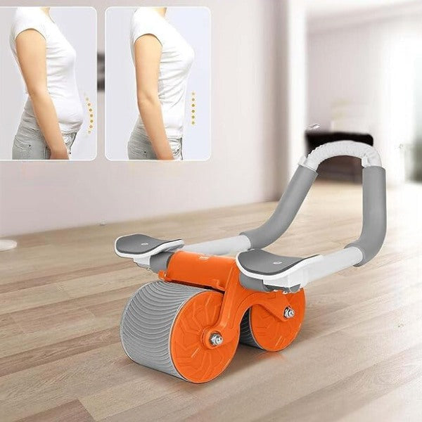 CoreFit Pro™ Maghjul – Automatisk återgång för effektiv magträning hemma