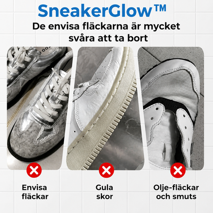 SneakerGlow™ Skokräm – Återställ slitna vita sneakers enkelt