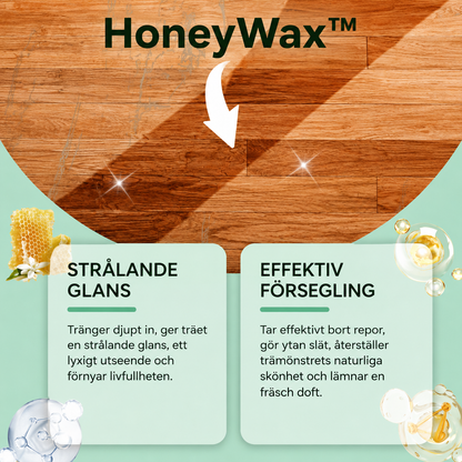 HoneyWax™ Möbelpolish med Bivax – För glans och skydd av träytor