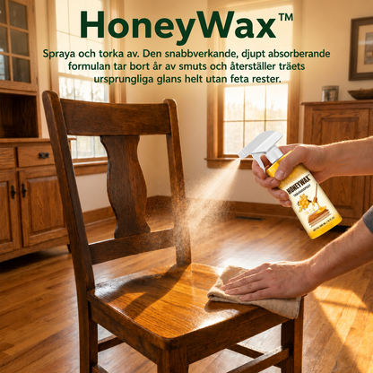 HoneyWax™ Möbelpolish med Bivax – För glans och skydd av träytor
