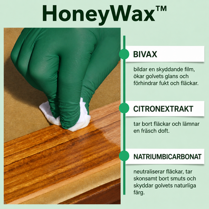 HoneyWax™ Möbelpolish med Bivax – För glans och skydd av träytor