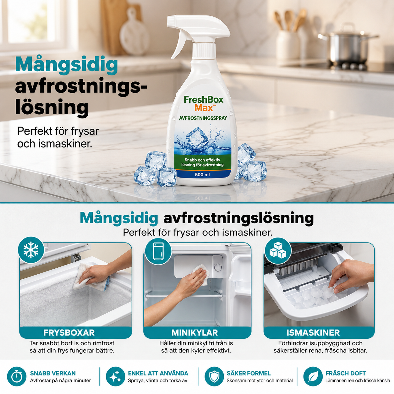 FreshBox Max™ Förvaringslåda – Smart organisering för frukt, grönsaker och livsmedel