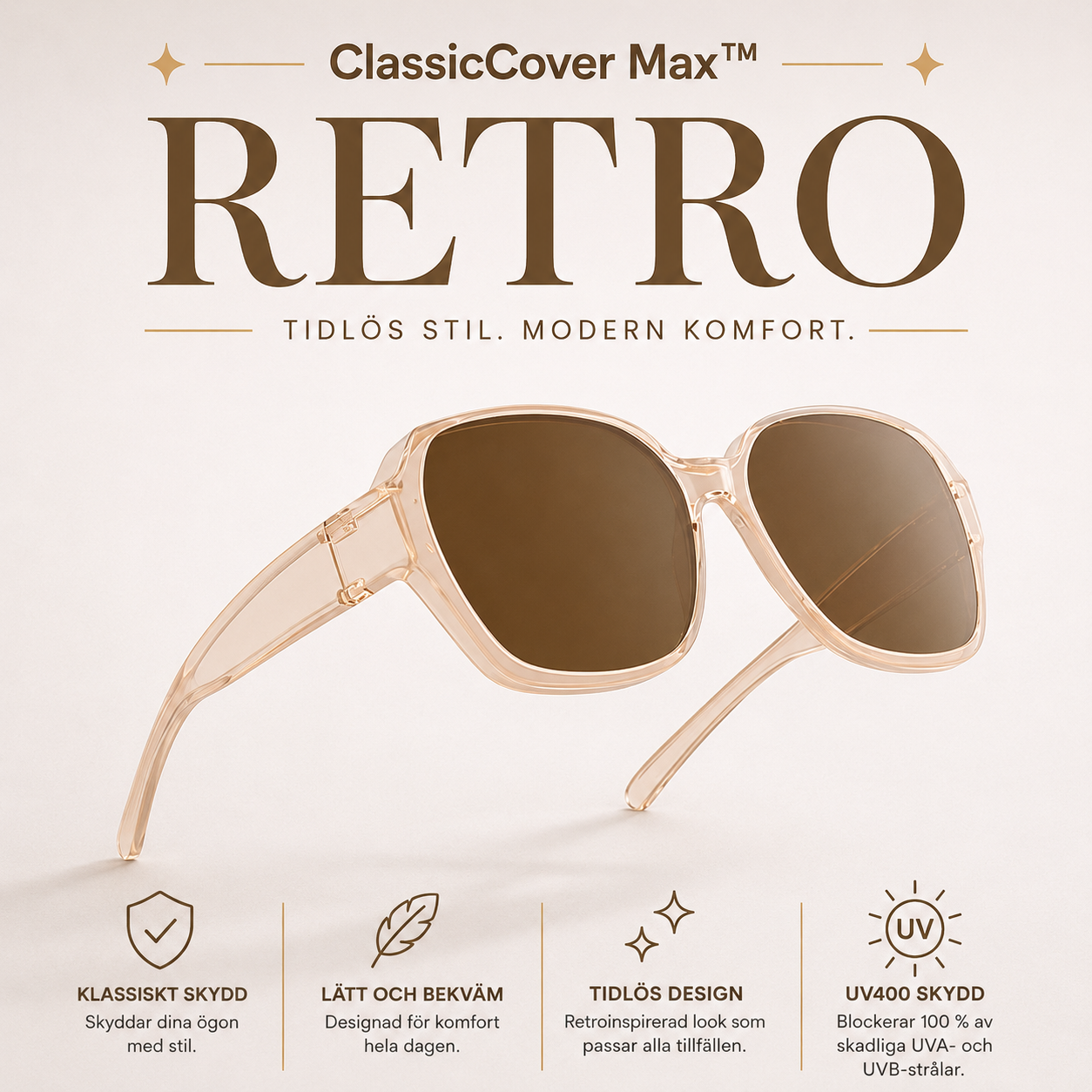 ClassicCover Max™ Sätesöverdrag – Retrodesign för ett mer personligt bilutrymme