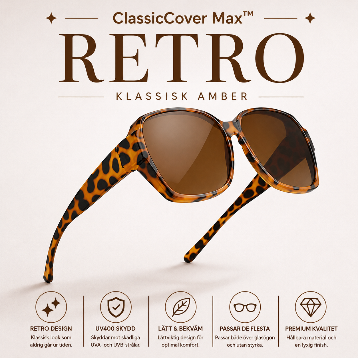 ClassicCover Max™ Sätesöverdrag – Retrodesign för ett mer personligt bilutrymme