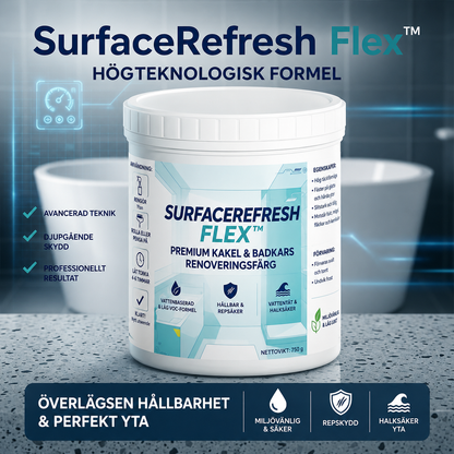 SurfaceRefresh Flex™ Renoveringsfärg – Skyddande yta för kakel och badkar