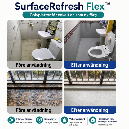 SurfaceRefresh Flex™ Renoveringsfärg – Skyddande yta för kakel och badkar