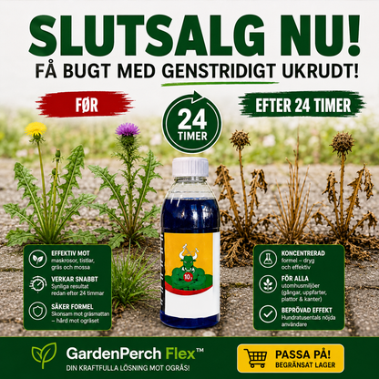 GardenClean Flex™  Få bort envisa ogräs på bara 24 timmar!