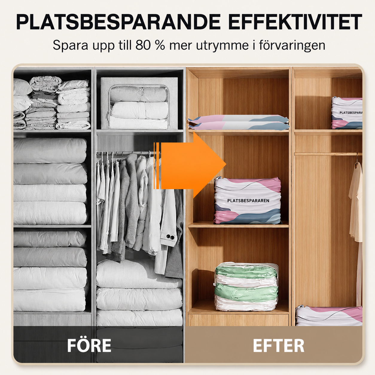 SpaceSaver™ | Mer plats i garderoben på sekunder