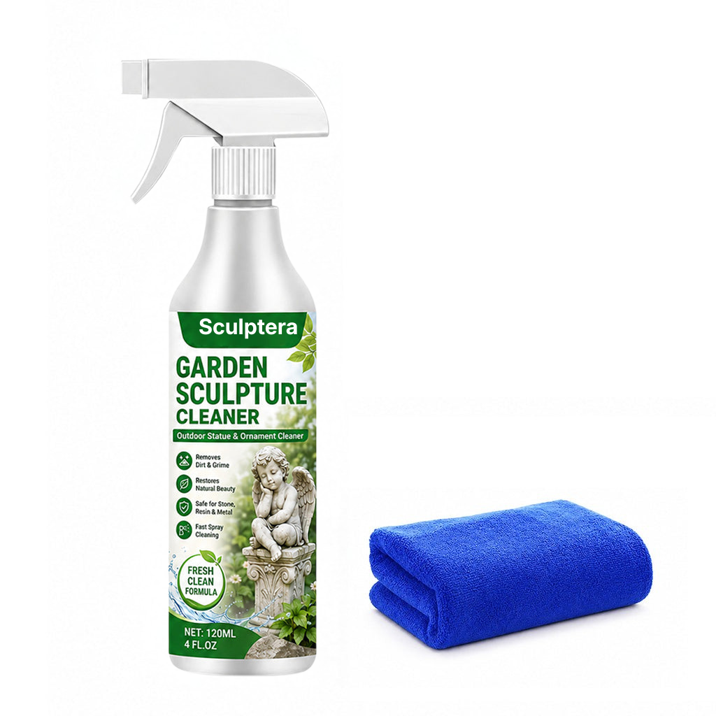 Sculptera™ Powerful Cleaning Spray for Garden Sculptures – Removes dirt and restores a fresh look 🗿