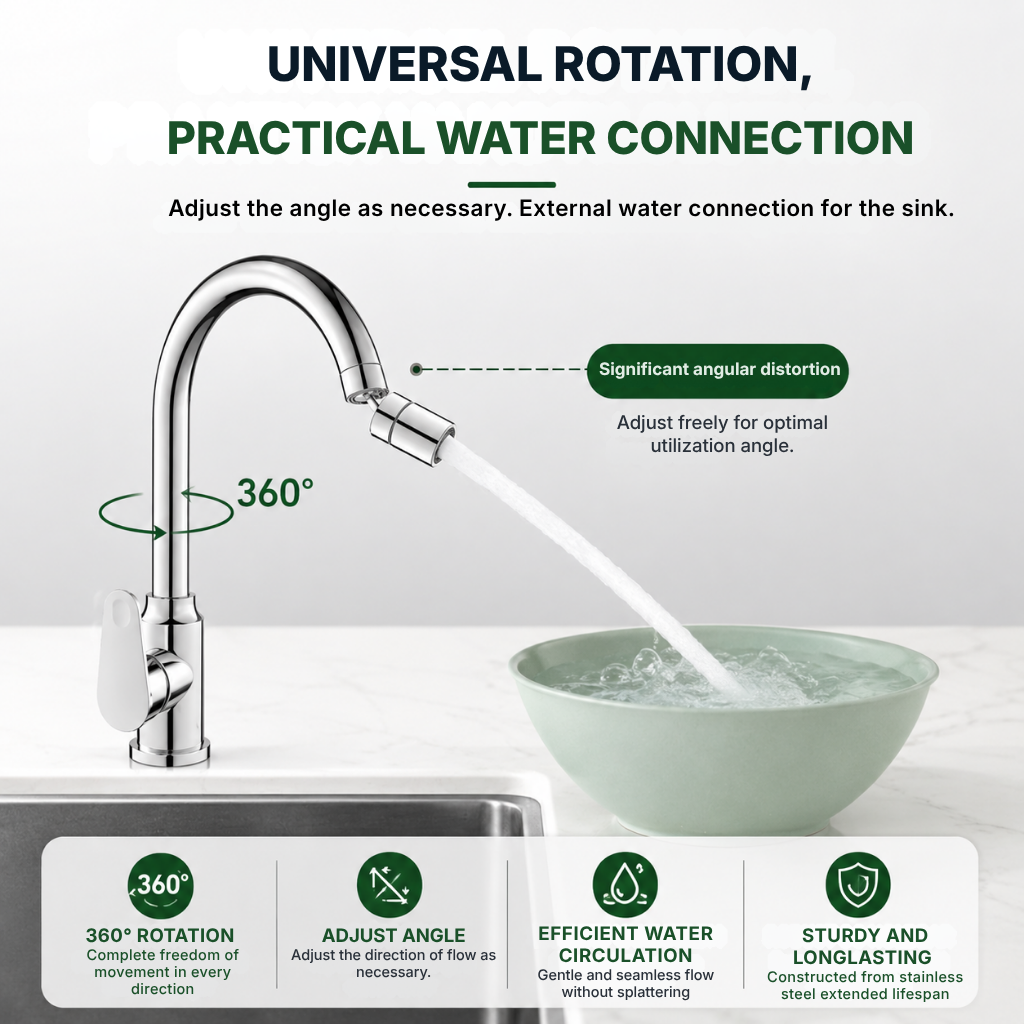FlexiStrøm | 360-degree faucet