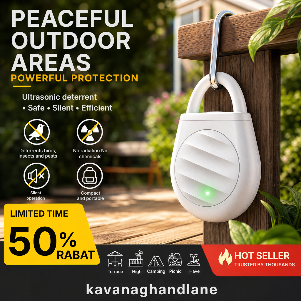 🐦No more problems with birds, animals, and grasshoppers! Portable keychain with ultrasonic bird repeller