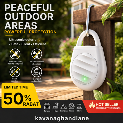 🐦No more problems with birds, animals, and grasshoppers! Portable keychain with ultrasonic bird repeller