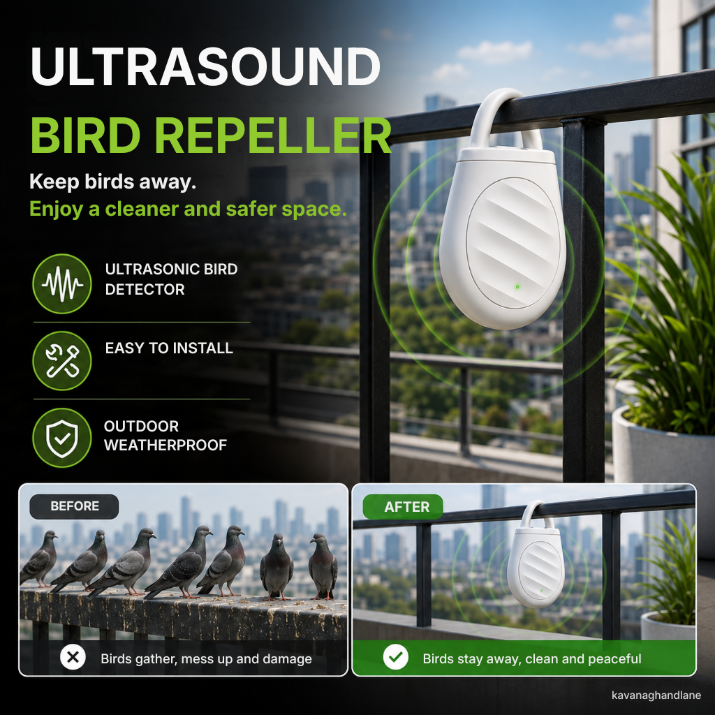 🐦No more problems with birds, animals, and grasshoppers! Portable keychain with ultrasonic bird repeller
