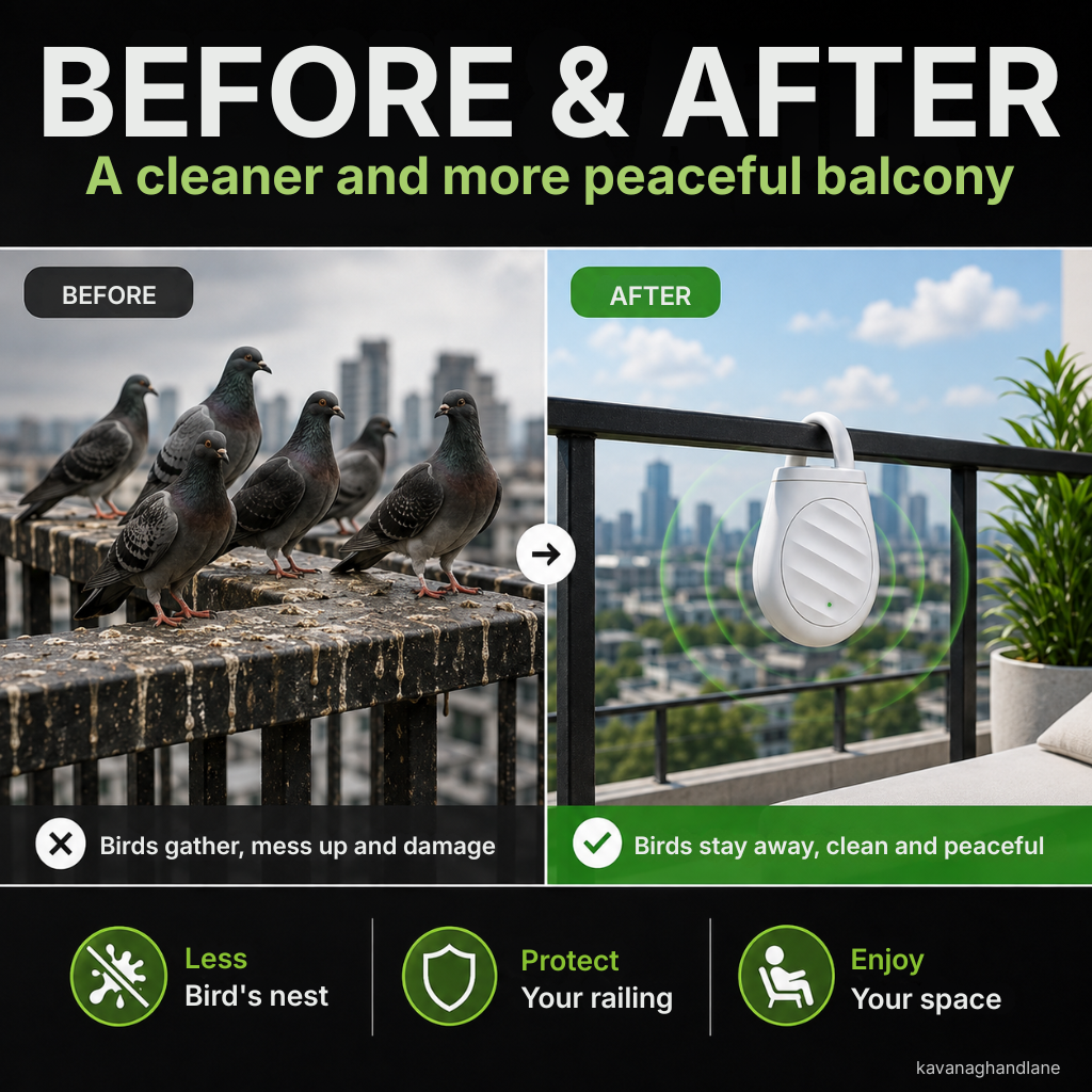 🐦No more problems with birds, animals, and grasshoppers! Portable keychain with ultrasonic bird repeller