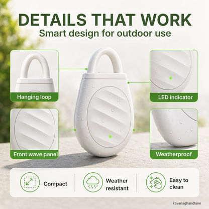 🐦No more problems with birds, animals, and grasshoppers! Portable keychain with ultrasonic bird repeller