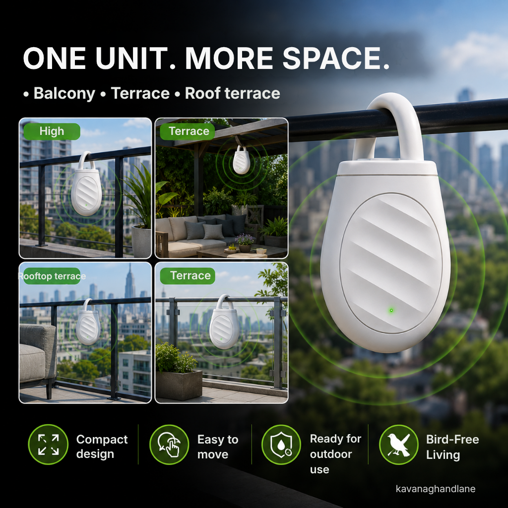 🐦No more problems with birds, animals, and grasshoppers! Portable keychain with ultrasonic bird repeller