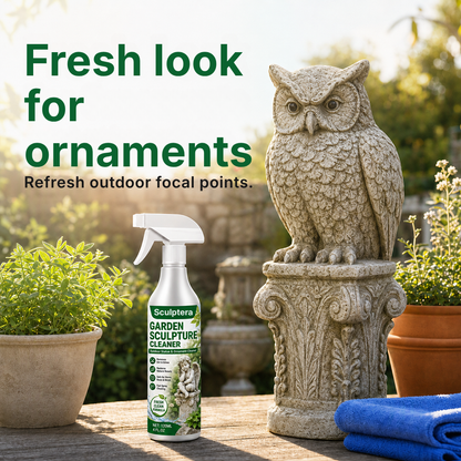 Sculptera™ Powerful Cleaning Spray for Garden Sculptures – Removes dirt and restores a fresh look 🗿