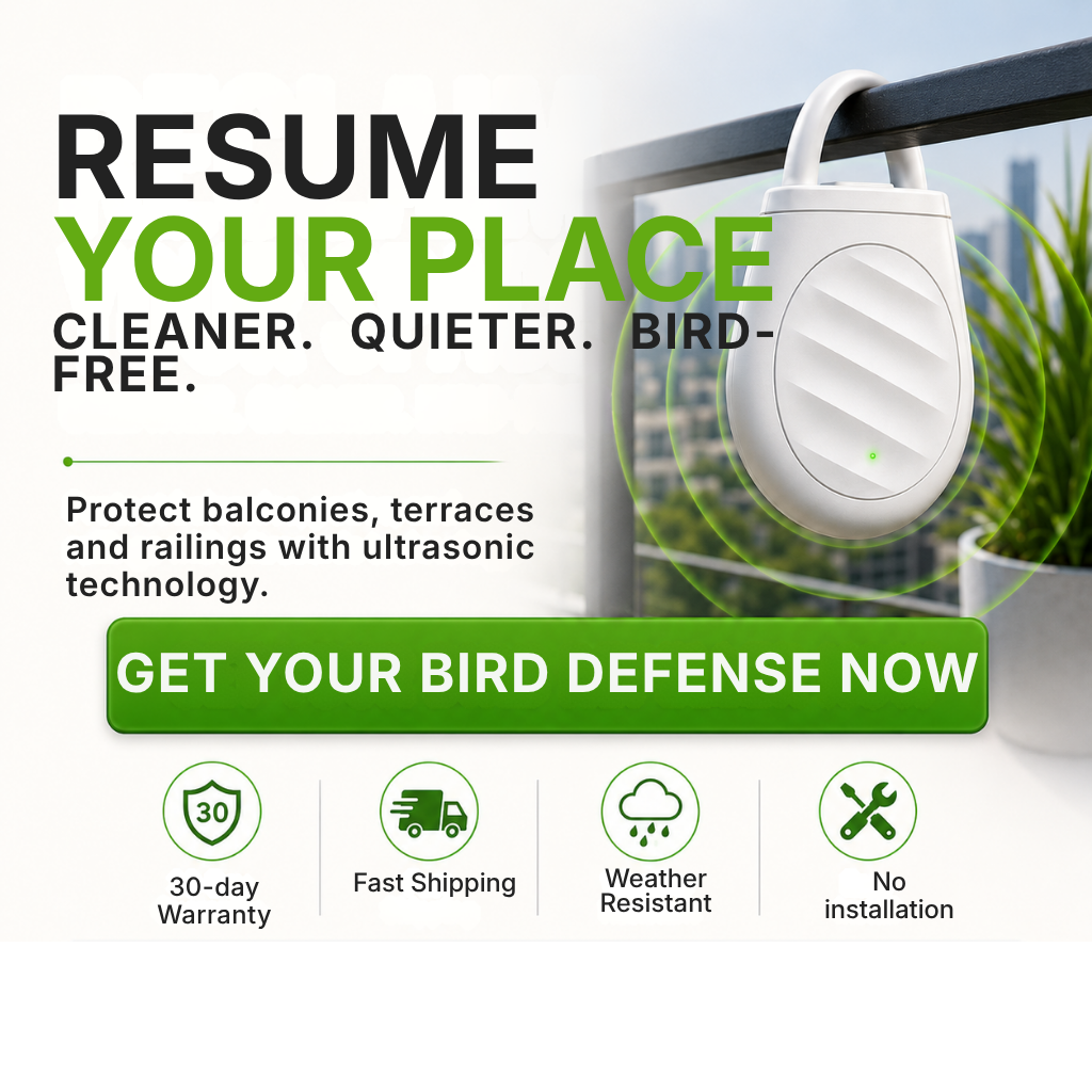 🐦No more problems with birds, animals, and grasshoppers! Portable keychain with ultrasonic bird repeller
