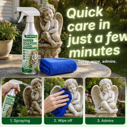 Sculptera™ Powerful Cleaning Spray for Garden Sculptures – Removes dirt and restores a fresh look 🗿