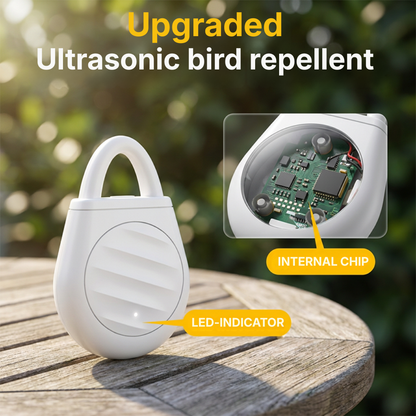 🐦No more problems with birds, animals, and grasshoppers! Portable keychain with ultrasonic bird repeller