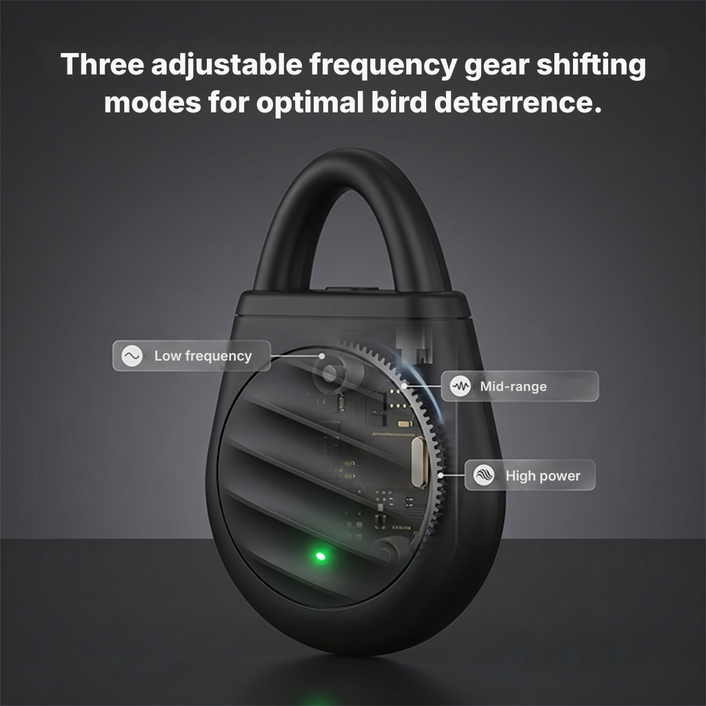 🐦No more problems with birds, animals, and grasshoppers! Portable keychain with ultrasonic bird repeller