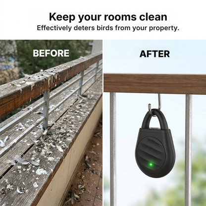 🐦No more problems with birds, animals, and grasshoppers! Portable keychain with ultrasonic bird repeller