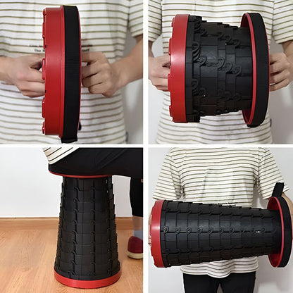 FlexSeat™ Hopfällbar Pall – Justerbar och kompakt sittlösning för alla tillfällen