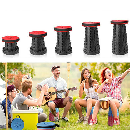 FlexSeat™ Hopfällbar Pall – Justerbar och kompakt sittlösning för alla tillfällen