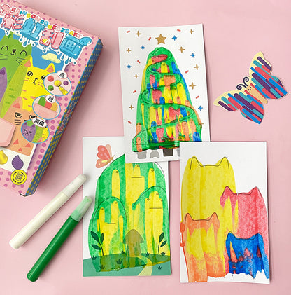 ScratchSpark Kids™ Kreativitetset – Färgglada kort som väcker fantasi och glädje