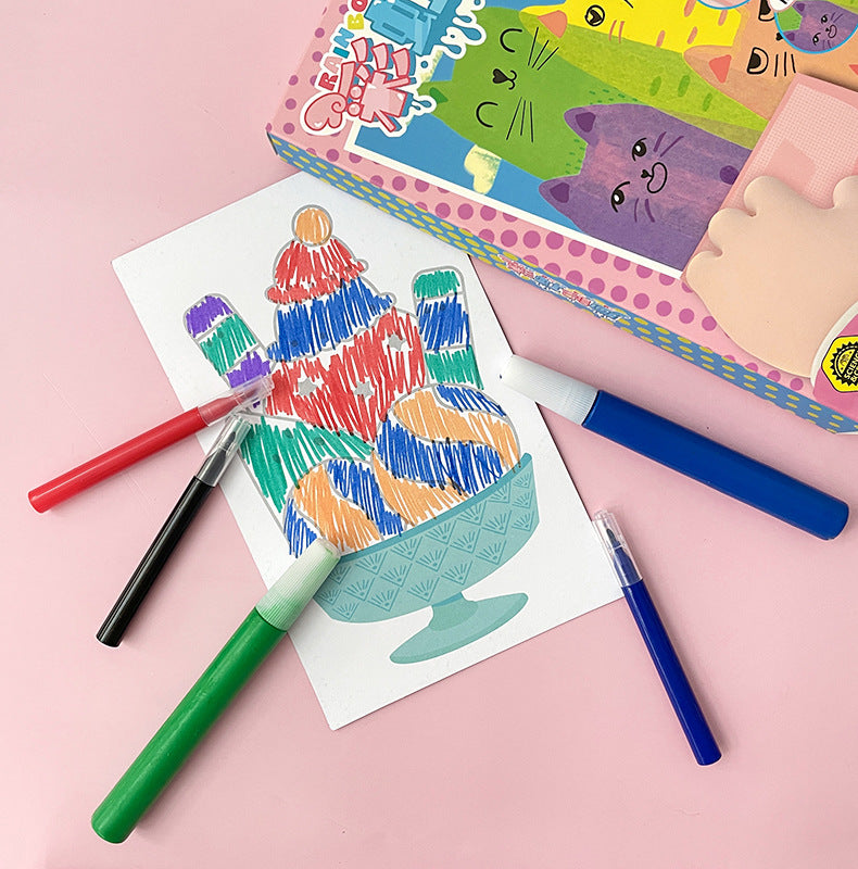ScratchSpark Kids™ Kreativitetset – Färgglada kort som väcker fantasi och glädje