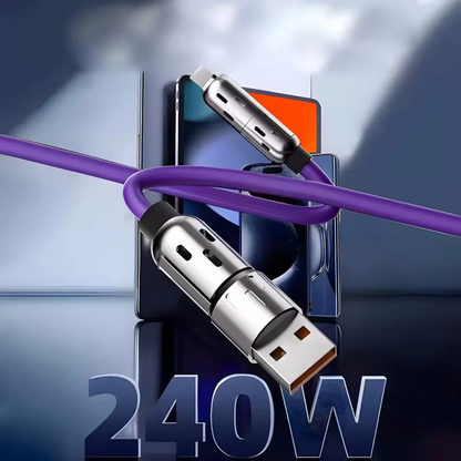 ChargeFlow Max™ Flerfunktionskabel – Snabbare laddning utan kabeltrassel