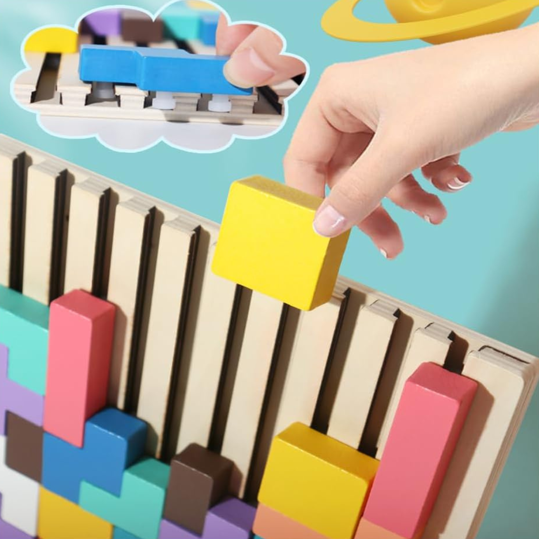 ThinkPlay Board™ Byggpussel – Rolig hjärngympa för samarbete och koncentration