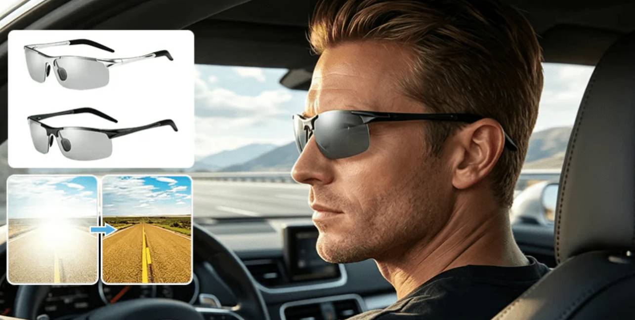 VisionPro™ - Fotochromatisk solglasögon med polariserade linser