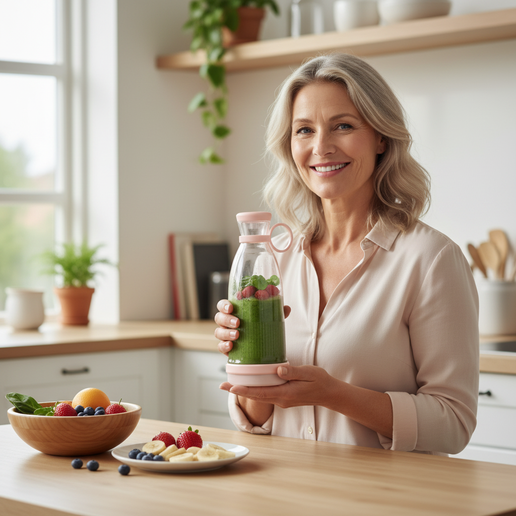FreshJuice Go™ Bärbar Blender  Fräscha smoothies och juicer – när som helst, var som helst|