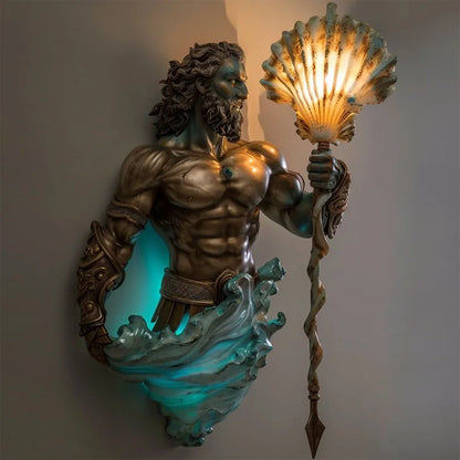 MystiGlow™ Skulptural Vägglampa – Konstnärlig belysning med magisk atmosfär